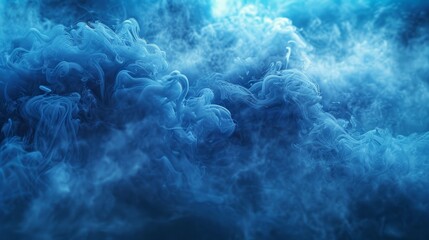 Mystical Blue Smoke Effect