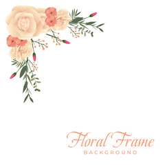 border with a bouquet of pink peonies which is perfect for decorating wedding invitations or greeting cards