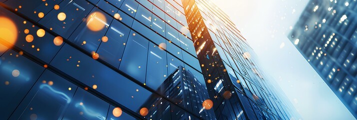 A stylish, banner call to action background that encourages CRM project managers to contact us. generative AI