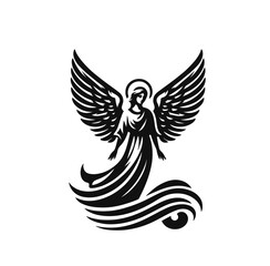 angel graphic vector illustration in vintage style for streetwear and urban style t-shirts design, hoodies	
