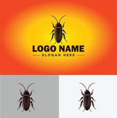 Cockroach logo vector art icon graphics for business brand icon cockroach logo template
