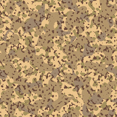 Military flecktarn camouflage illustration seamless pattern arid desert camo square texture banner illustration wallpaper