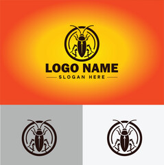Cockroach logo vector art icon graphics for business brand icon cockroach logo template