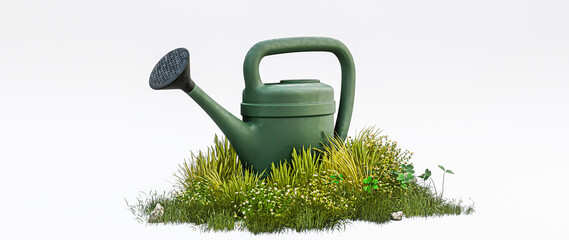 watering can isolated on white background - 761234620