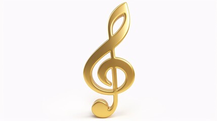 Obraz premium Melody symbol isolated on blank background.