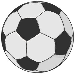 vector soccer ball without background