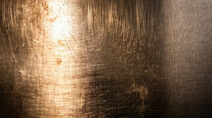 A metallic surface with a brushed finish, adding a sleek and contemporary texture to the background