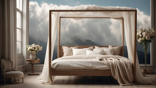 Bedroom in heaven, sweet dreams.