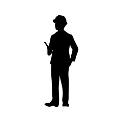 Engineer silhouette 