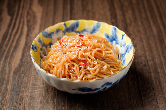 しらたきのピリ辛炒め