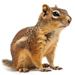 Ground squirrel Clipart isolated on white background