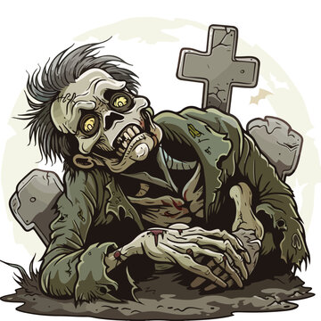 Halloween Zombie Clipart