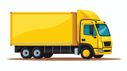Fototapeta na wymiar Truck vehicle delivery service vector illustration