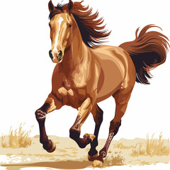 Horse Clipart isolated on white background