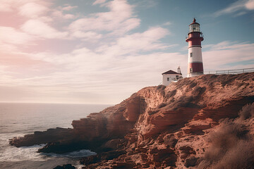 lighthouse on the coast