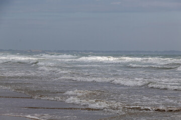 waves on the beach