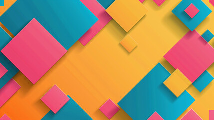 Colorful Square blank background - Vector Design Concept.