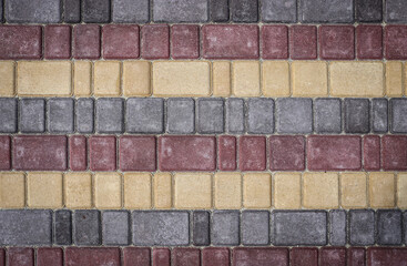Background paving slabs, pavement texture, template for design. - 761257241