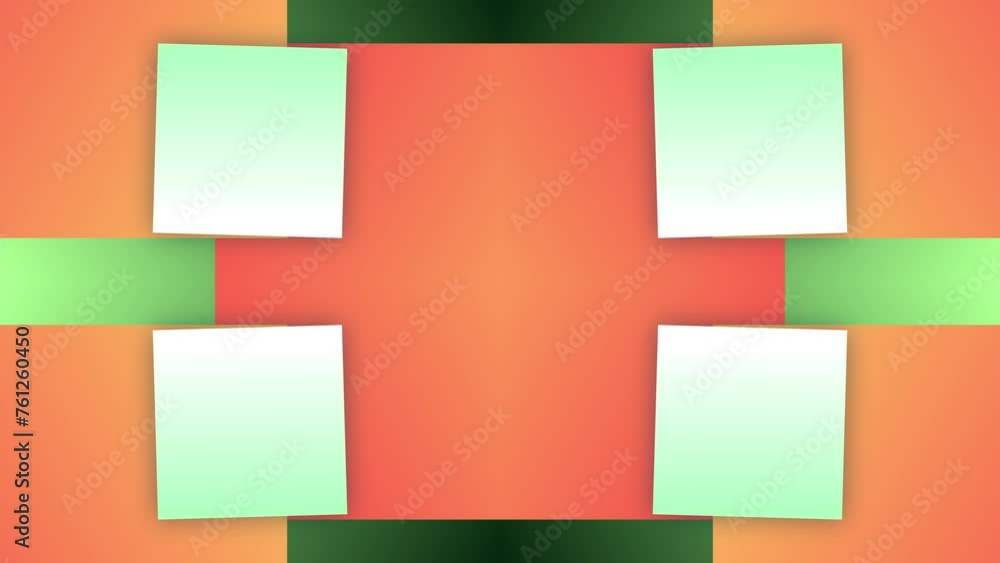 Poster block linear rectangle square shape seamless animation motion background geometric mirror overlay co