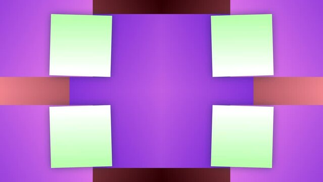 Block linear rectangle square shape seamless animation motion background geometric mirror overlay colour purple red dark