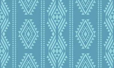 Fotobehang Navajo southwest geometric seamless pattern fabric colorful design for textile printing © panuwat