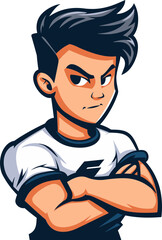 Courageous Conqueror Conquering Brand Challenges with a Mascot Logo