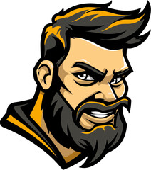 Valiant Vanguard Spearheading Your Brand's Growth with a Mascot Logo