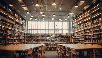 public library interior space