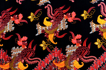 Fototapeta na wymiar The beautiful of art Malaysian and Indonesian Batik Pattern