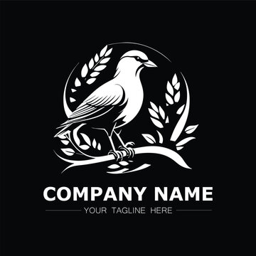 Bird logo company concept image vector