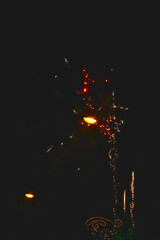 Fireworks explosion. New Year's Eve 2023/2024. No. 16