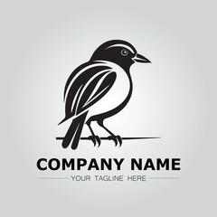 Bird logo company concept image vector