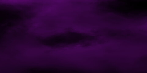 abstract dark purple background banner. Overlays fog isolated on black background. Paranormal mystic smoke, clouds for movie scenes.