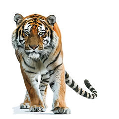 Tiger clipart isolated on white background