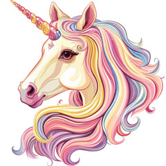 Unicorn clipart Clipart isolated on white background