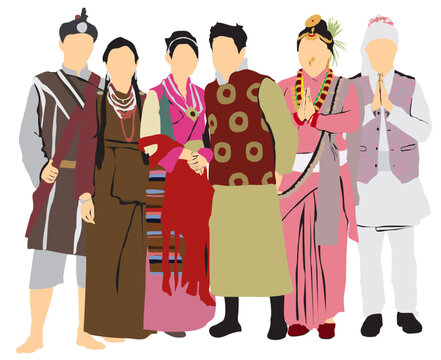 Sikkimese traditional dress