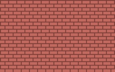 Pixel art 2D brick wall texture  - Assets for Game. Red concrete seamless background, wallpaper.