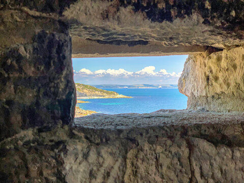 See view from medieval castle
