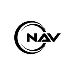 NAV Logo Design, Inspiration for a Unique Identity. Modern Elegance and Creative Design. Watermark Your Success with the Striking this Logo.