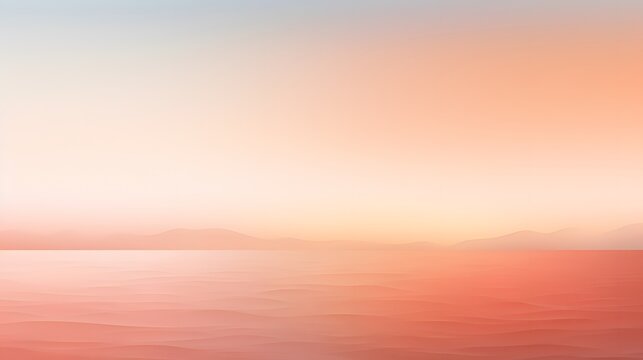 blur gradient background featuring soft peach tones melting into delicate coral hues, reminiscent of a serene sunrise over calm waters.