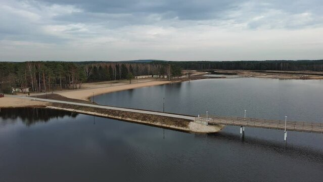 Reservoir in Sielpia Wielka, Poland.