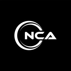 NCA Logo Design, Inspiration for a Unique Identity. Modern Elegance and Creative Design. Watermark Your Success with the Striking this Logo.