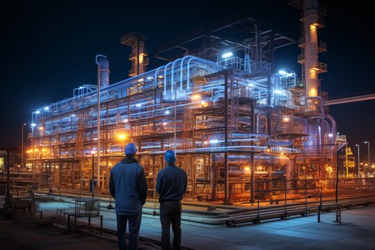 a futuristic oil pump integrated into a graphical motherboard interface, combining elements of traditional machinery with advanced technology