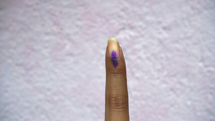 Ink on finger post casting vote in indian.