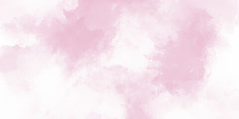 Beautiful sky and clouds in soft pastel color. Soft pink cloud in the sky background Pink sky background and white clouds background. The sky before a large storm. Pink Sweet dream.