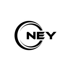 NEY Logo Design, Inspiration for a Unique Identity. Modern Elegance and Creative Design. Watermark Your Success with the Striking this Logo.