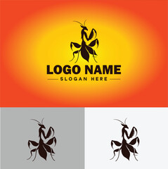 Mantis logo vector art icon graphics for business brand icon Mantis logo template