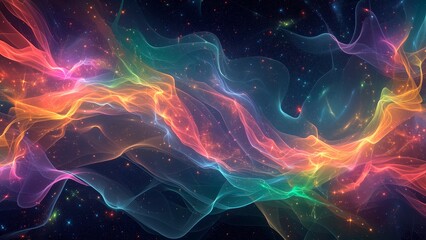 Abstract colorful splash wallpaper