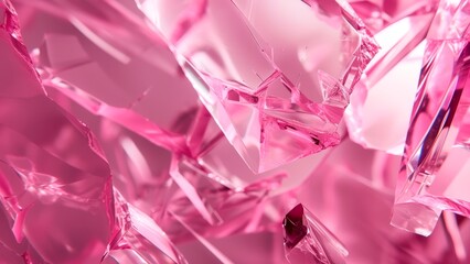 Abstract pink shards wallpaper