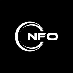 NFO Logo Design, Inspiration for a Unique Identity. Modern Elegance and Creative Design. Watermark Your Success with the Striking this Logo.